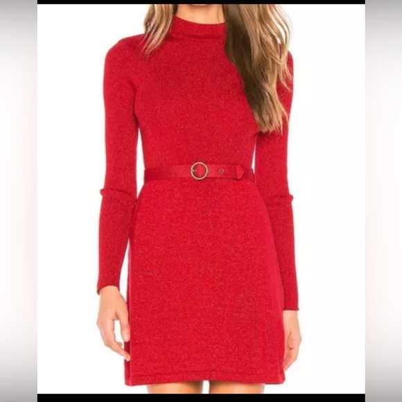 Free People French Girl Mini Sweater Dress LARGE - Picture 2 of 5